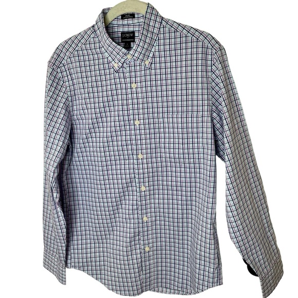 J. Crew Factory Other - NEW WITH TAGS J. Crew Factory Slim Untucked Washed‎ Performance Casual Shirt S